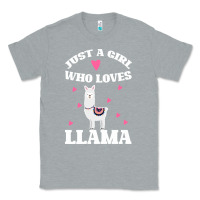 Heather Grey Llama Just A Girl Who Loves Llamas Classic Tee - Bettercallsaul