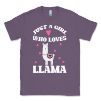Lavender Llama Just A Girl Who Loves Llamas Classic Tee - Bettercallsaul
