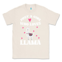 Natural Llama Just A Girl Who Loves Llamas Classic Tee - Bettercallsaul