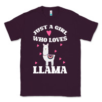 Plum Llama Just A Girl Who Loves Llamas Classic Tee - Bettercallsaul