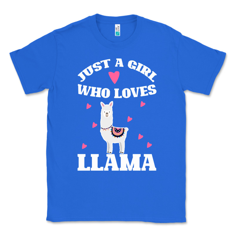 Llama Just A Girl Who Loves Llamas Classic Tee by Bettercallsaul | Teevron