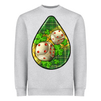 Heather Grey st.patrick's teardrop earrings Heavyweight Sweatshirt - FaDigitalArtStudio