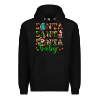 Black santa santa santa baby Premium Hoodie - FaDigitalArtStudio