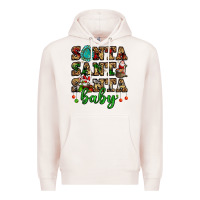 Pale Pink santa santa santa baby Premium Hoodie - FaDigitalArtStudio