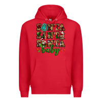 Red santa santa santa baby Premium Hoodie - FaDigitalArtStudio