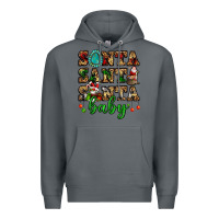 Rock santa santa santa baby Premium Hoodie - FaDigitalArtStudio
