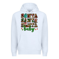White santa santa santa baby Premium Hoodie - FaDigitalArtStudio