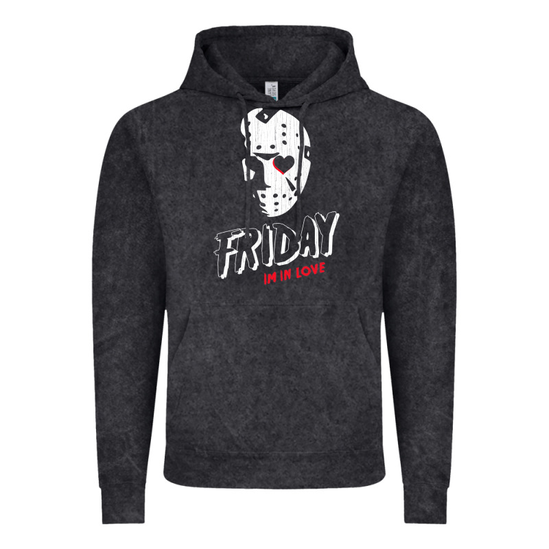 Friday The 13th Friday I'm In Love Vintage Style Horror Halloween T Sh Vintage Hoodie by lanVoArt | Teevron