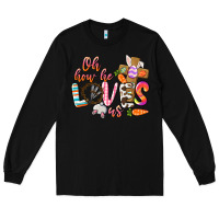 Black oh how he loves us Long Sleeve Tee - CowGirlArtShop