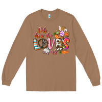 Toasted Coconut oh how he loves us Long Sleeve Tee - CowGirlArtShop