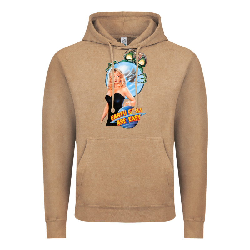 Not Of This Earth Girls Are Easy Mixup Vintage Hoodie by lanVoArt | Teevron