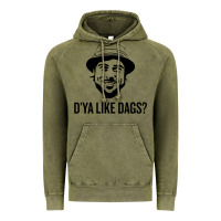Vintage Olive snatch   d'ya like dags. Vintage Hoodie - lanVoArt