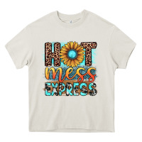 Cream hot mess express Heavy Core Tee - JahusDesignShop