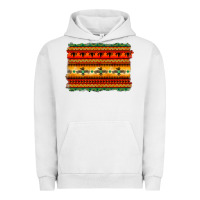 Pigment Lunar Rock bullskull thunderbird aztec pattern warm colors Urban Hoodie - BarkalooDesign