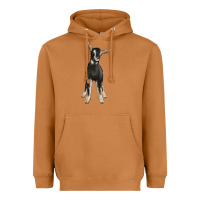 Meerkat Hand Drawn Baby Alpine Goat Heavyweight Hoodie - LillyAllenDesigns