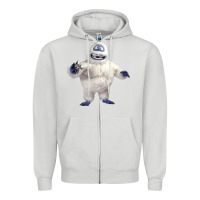 Dove Grey bumbles bounce Zipper Hoodie - lanVoArt