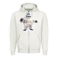 Oatmeal Heather bumbles bounce Zipper Hoodie - lanVoArt