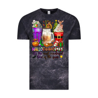 Cloud Black Hallothanksmas coffee cups Vintage Tee - texasbilliewilder