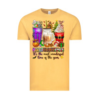 Vintage Mustard Hallothanksmas coffee cups Vintage Tee - texasbilliewilder