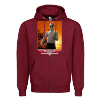Rooster Topgun Retro Zipper Hoodie | Teevron