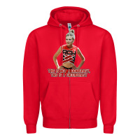 Red bring it on   torrance shipman   cheerocracy Zipper Hoodie - lanVoArt
