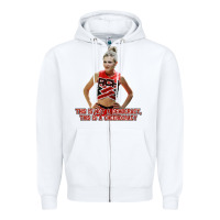 White bring it on   torrance shipman   cheerocracy Zipper Hoodie - lanVoArt