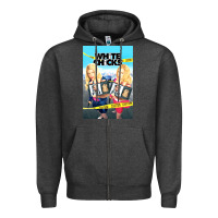 Charcoal Heather white chicks Zipper Hoodie - lanVoArt