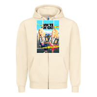 Sandshell white chicks Zipper Hoodie - lanVoArt