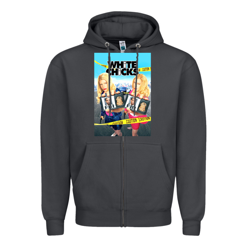 White Chicks Zipper Hoodie by lanVoArt | Teevron