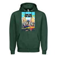 Sports Green white chicks Zipper Hoodie - lanVoArt
