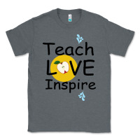 Charcoal Heather Teach Love Inspire Classic Tee - Bettercallsaul