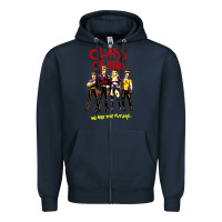 Navy class of 1984 (design 1) Zipper Hoodie - lanVoArt