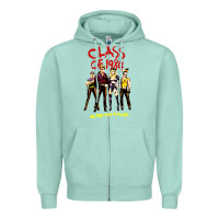 Seafoam class of 1984 (design 1) Zipper Hoodie - lanVoArt
