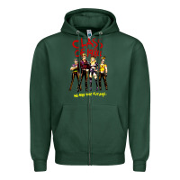 Sports Green class of 1984 (design 1) Zipper Hoodie - lanVoArt