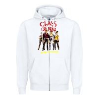White class of 1984 (design 1) Zipper Hoodie - lanVoArt