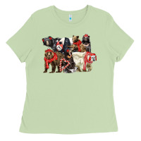 Matcha Christmas Bear Family Ladies Tee - LillyAllenDesigns