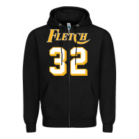 Black fletch Zipper Hoodie - lanVoArt