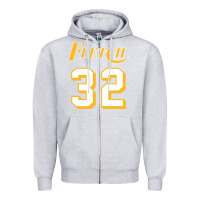 Heather Grey fletch Zipper Hoodie - lanVoArt