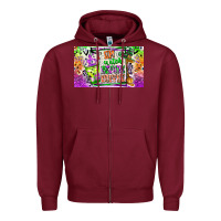 Burgundy I am witch Coffee Kids Cup Zipper Hoodie - CowhideDigitalArt
