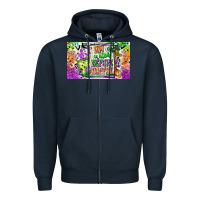 Navy I am witch Coffee Kids Cup Zipper Hoodie - CowhideDigitalArt