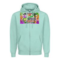 Seafoam I am witch Coffee Kids Cup Zipper Hoodie - CowhideDigitalArt