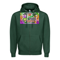 Sports Green I am witch Coffee Kids Cup Zipper Hoodie - CowhideDigitalArt