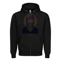 Black anton chigurh   you need to call it (no country for old men) Zipper Hoodie - lanVoArt