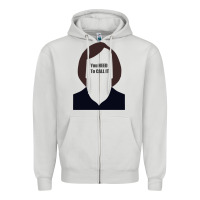 Dove Grey anton chigurh   you need to call it (no country for old men) Zipper Hoodie - lanVoArt
