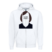 White anton chigurh   you need to call it (no country for old men) Zipper Hoodie - lanVoArt