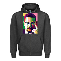 Charcoal Heather malcolm x Zipper Hoodie - lanVoArt