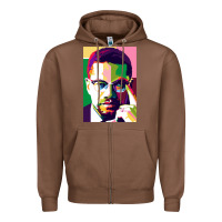 Chestnut malcolm x Zipper Hoodie - lanVoArt