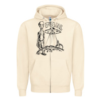 Sandshell the alien paul Zipper Hoodie - lanVoArt