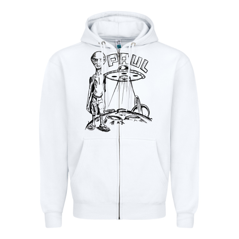 The Alien Paul Zipper Hoodie by lanVoArt | Teevron