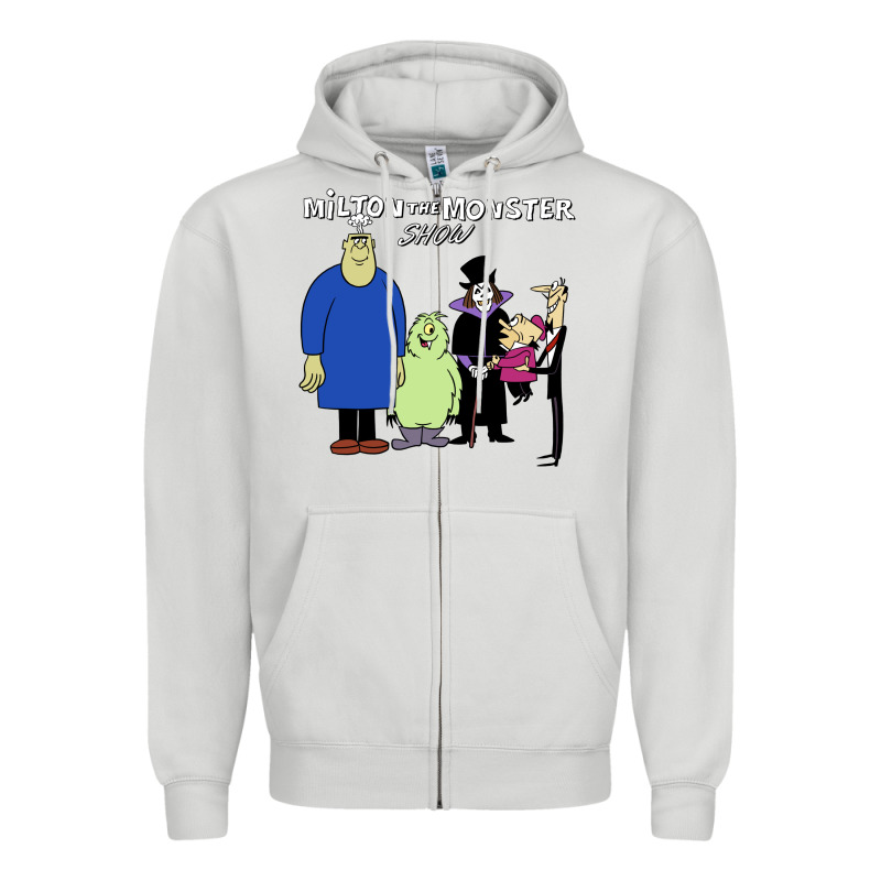 60s Milton The Monster Show Characters And Logotype Zipper Hoodie by lanVoArt | Teevron